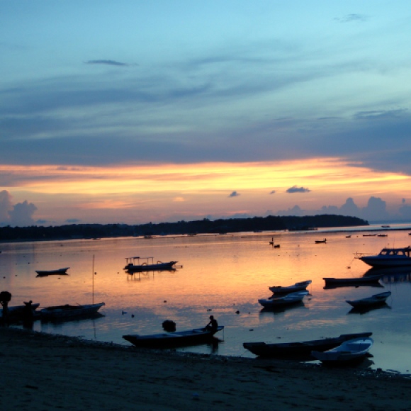 Sunset at Nusa Lembongan